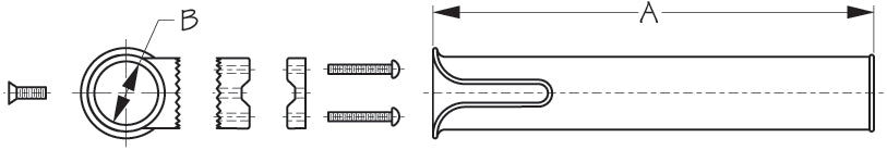 Sea Dog 327161-1 White Rail-Mount Rod Holder
