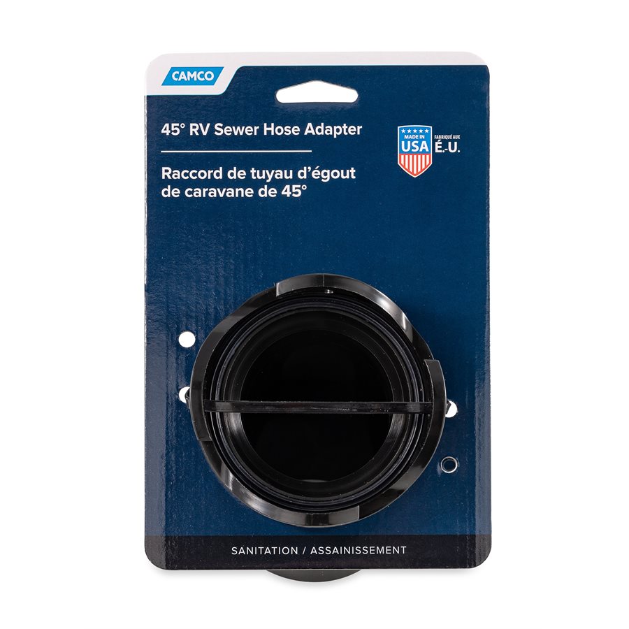 Camco 45 Degree Adapter Connecting Sewer Hose to RV Sewer (39403)