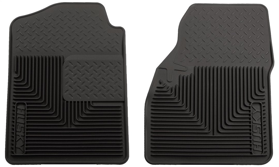 Husky Liners 51031 Heavy Duty Black Front Floor Mats, Pair