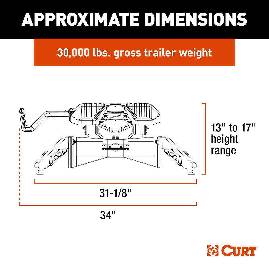 Curt 16320 Fifth Wheel Trailer Hitch - image 9