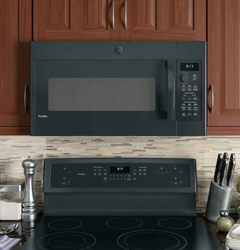 GE Profile PVM9179DRBB Over-the-Range Convection Microwave 1.7 Cu Ft 950W – Black