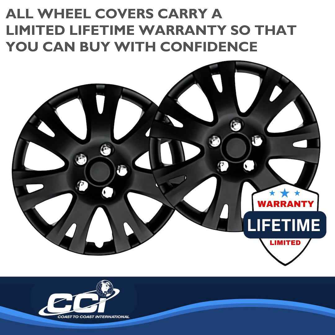 Coast To Coast 103216BLK Mazda6 16-Inch Black Wheel Covers