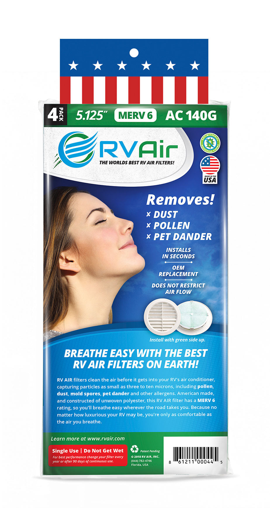 Rv Air Ac 140g Air Conditioner Filter - image 1