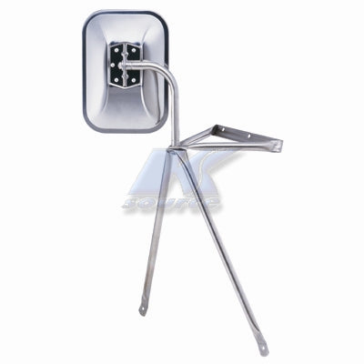 K-Source H3551 Large Low-Mount Stainless Exterior Mirror