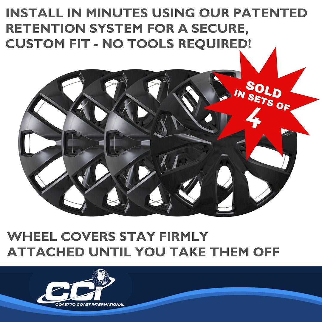 Coast To Coast 51916BLK 16-Inch Black 10-Spoke Covers - image 4