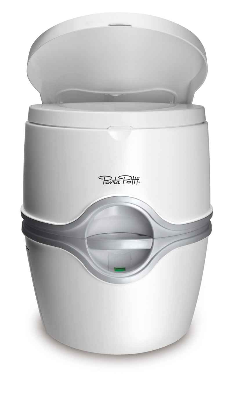 Thetford Porta Potti 565E Portable Electric RV Toilet – White/Gray 92306