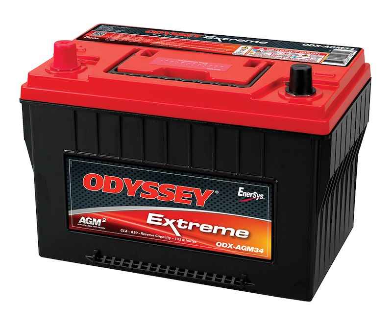Odyssey AGM Starting Battery ODX-AGM34 Group 34 12V 850 CCA