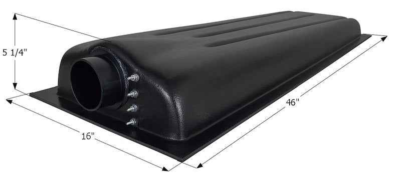 8 Gallon Waste Holding Tank – 46" L x 16" W x 5-1/4" H – 01598