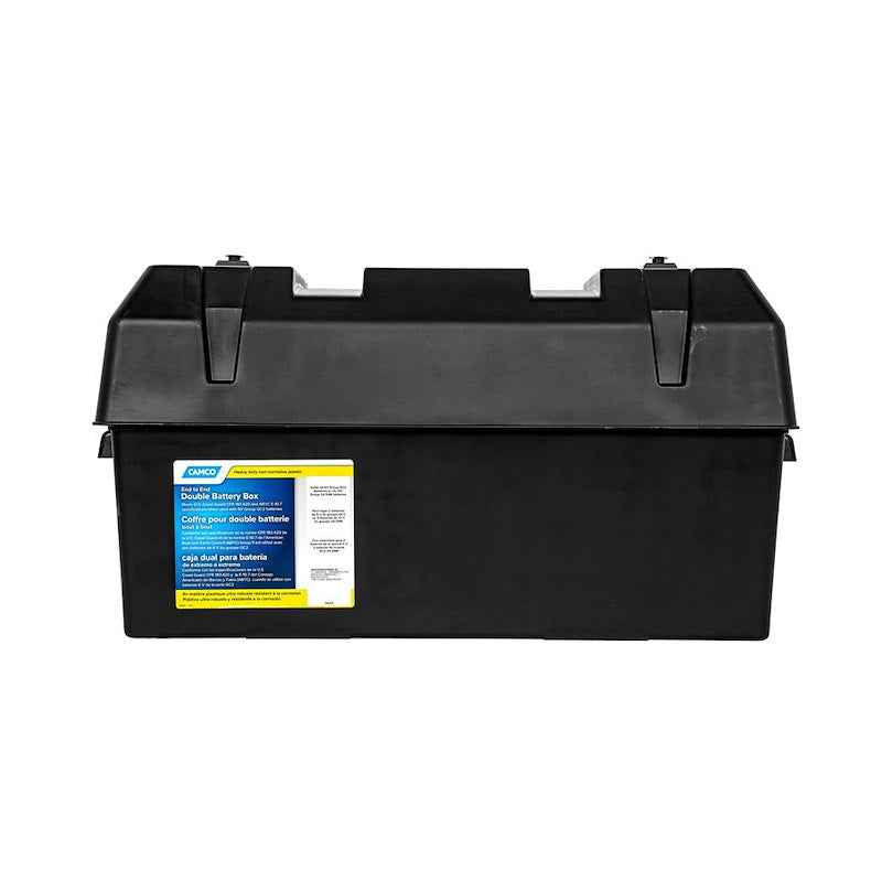 Dual Battery Box For GC2 Or Group 24 Batteries Polypropylene – Camco 55374