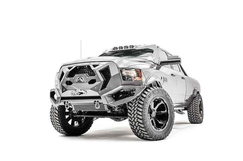 Fab Fours GR2900-1 Grumper Front Winch Bumper & Grille for 2016-2018 Ram 2500 & 3500