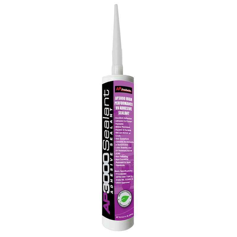AP Products AP3000 High Performance Adhesive Sealant – White