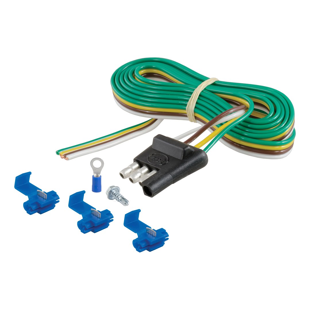 CURT Fully Universal 4 Flat Trailer Wiring Connector (58349)
