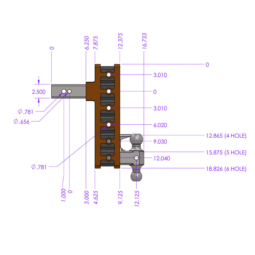 Gen-Y Hitch Gh-1713 Trailer Hitch Ball Mount - image 5