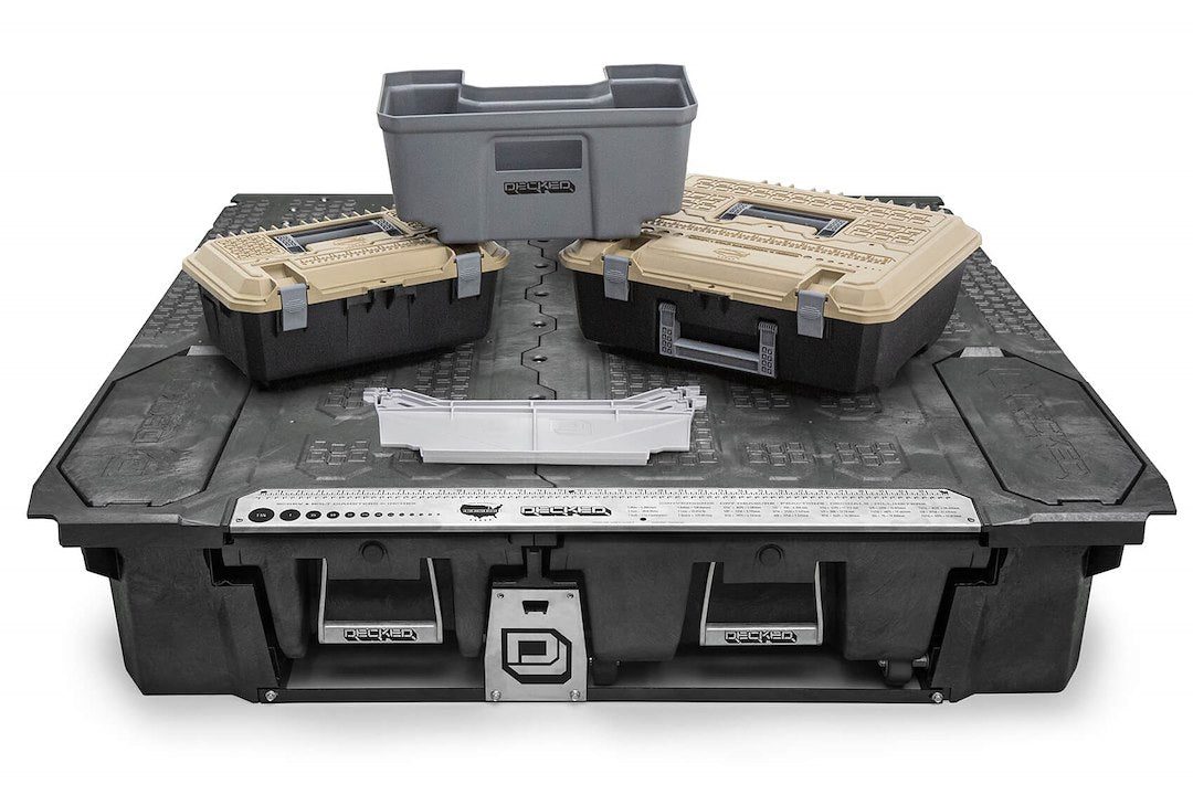 Decked MF4 Locking Two-Drawer System for Ford Ranger