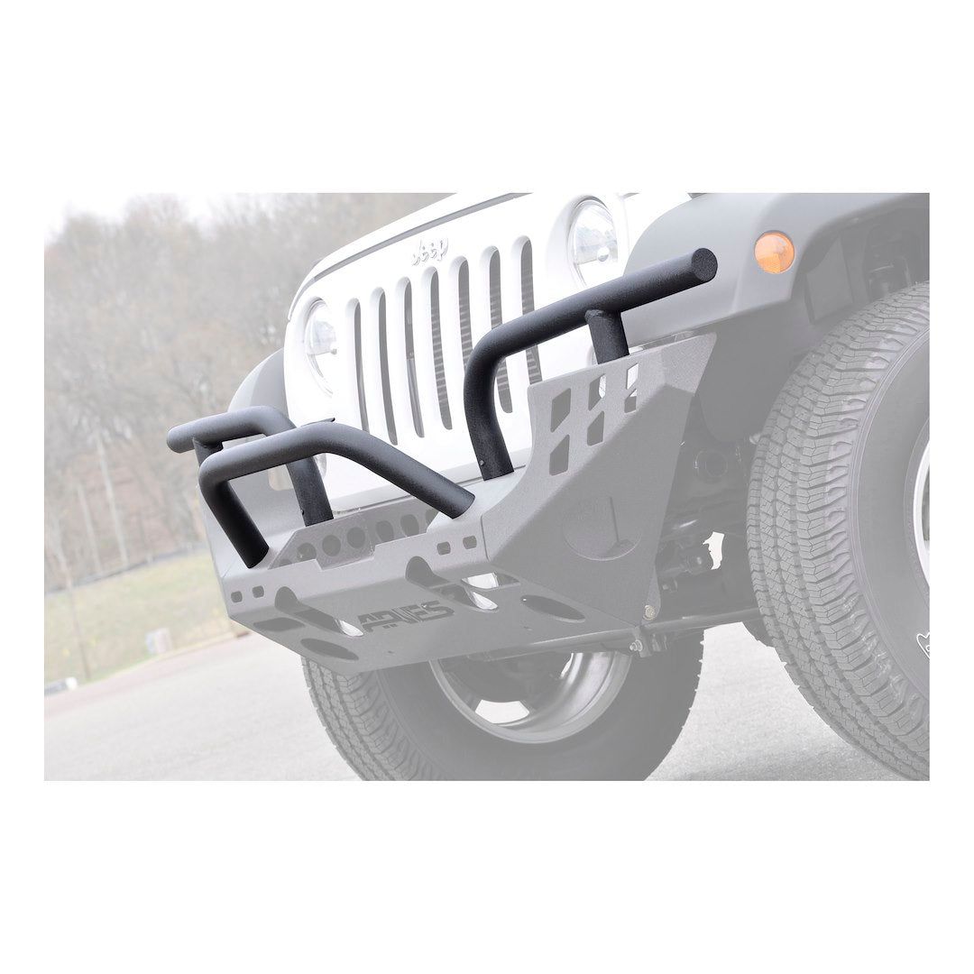Aries 2081250 Bull Bar Black Textured Powder Coated No with skid plate - image 3