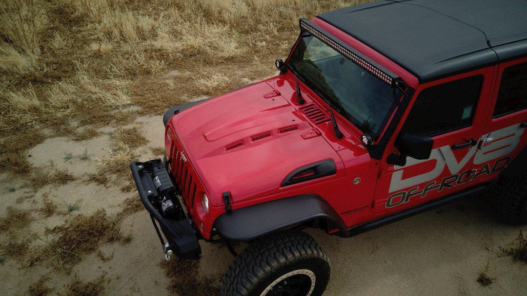 DV8 Offroad HDMB07-02 Black Vented Heat-Dispersion Hood