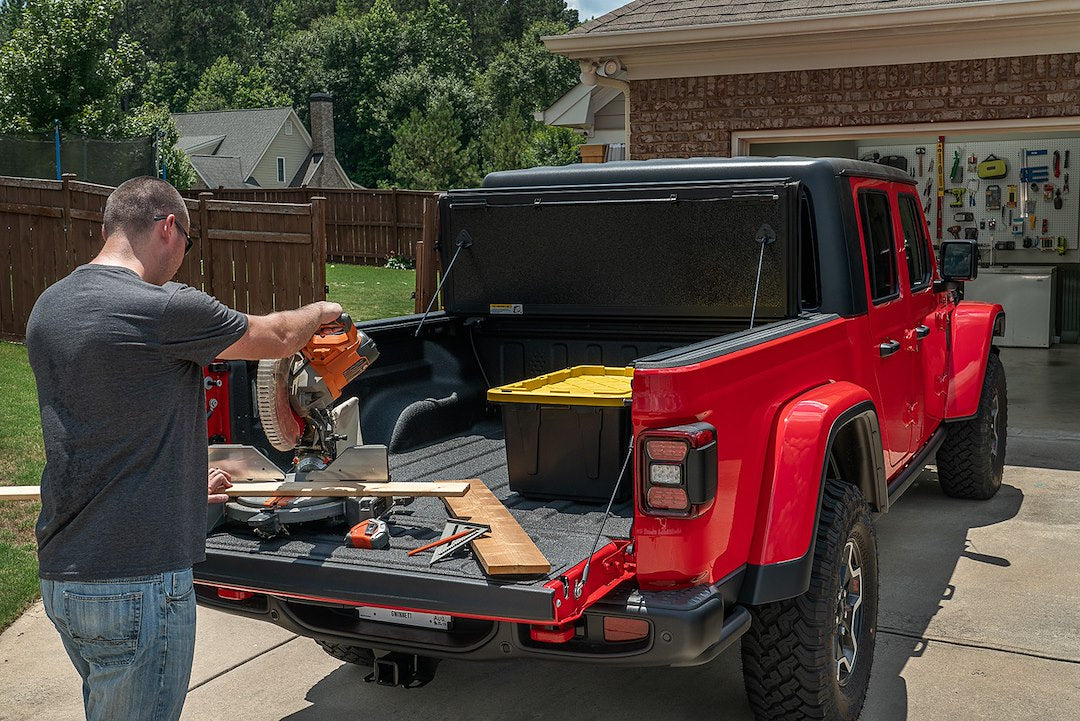 Rugged Ridge 13550.24 ARMIS Aluminum Hard Folding Tonneau Cover