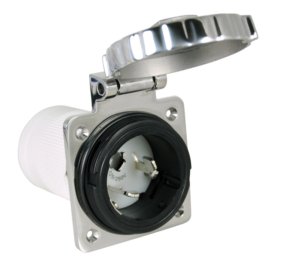 Marinco 6373el-Brv Power Inlet Port - image 2