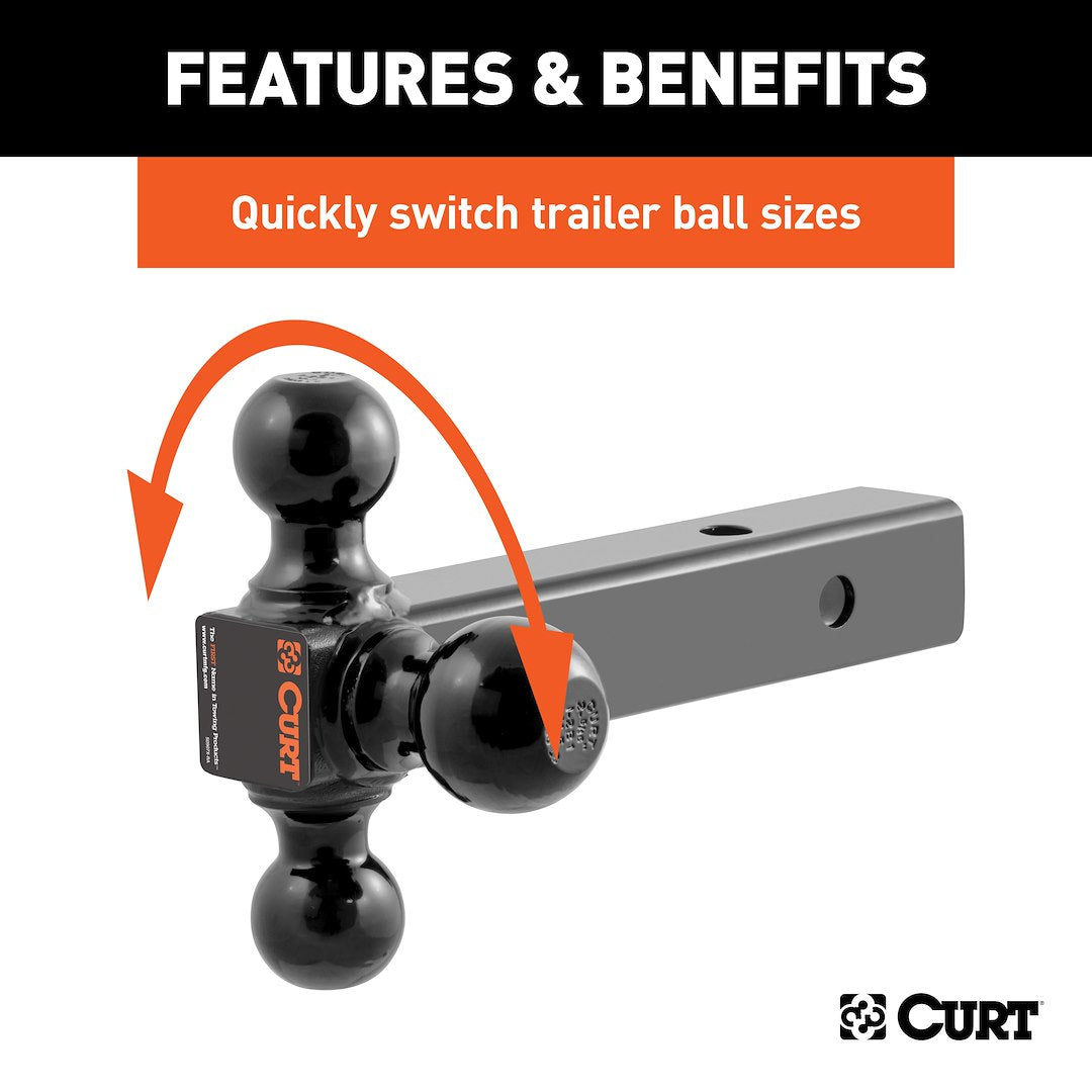 Curt 45652 Trailer Hitch Ball Mount - image 3