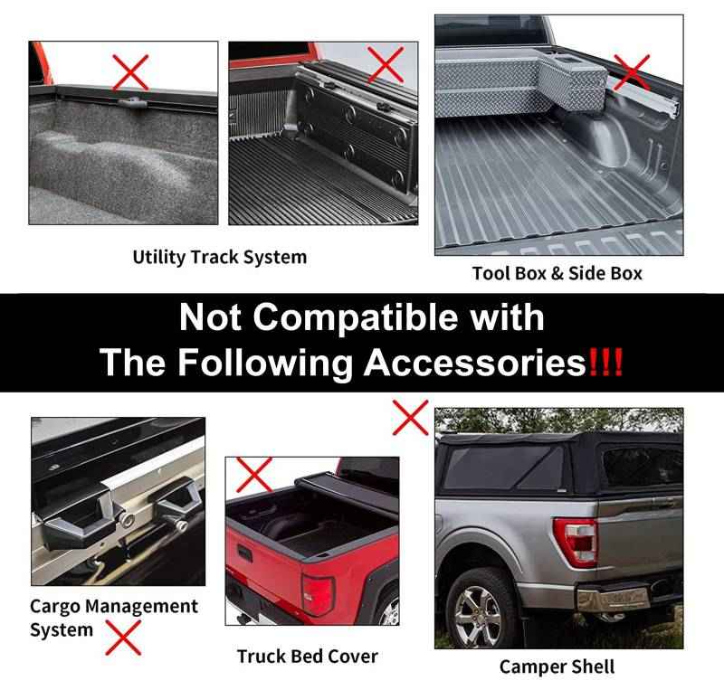 Black Horse Offroad WHPB402 Bed Cargo Rack