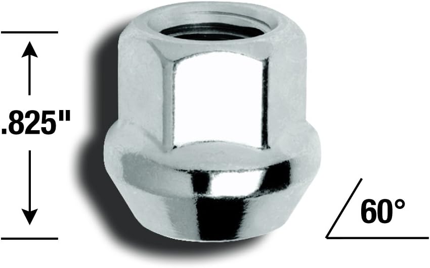 Gorilla 30037B Open-End Bulge Acorn Lug Nuts, 4 Pack