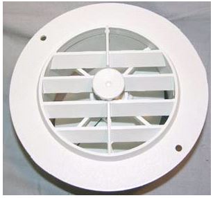 Valterra Heating/ Cooling Register (3940WH) – Length: Not Applicable