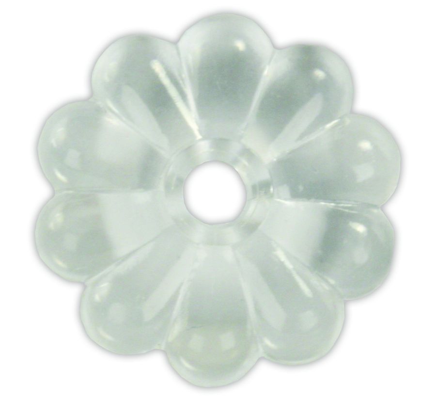 JR Products Screw Rosettes (20465) – Material: Plastic