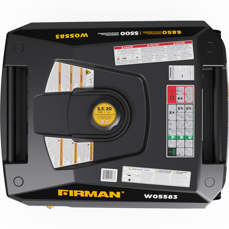 Firman W05583 6850W/5500W Portable Gas Generator with Remote Start