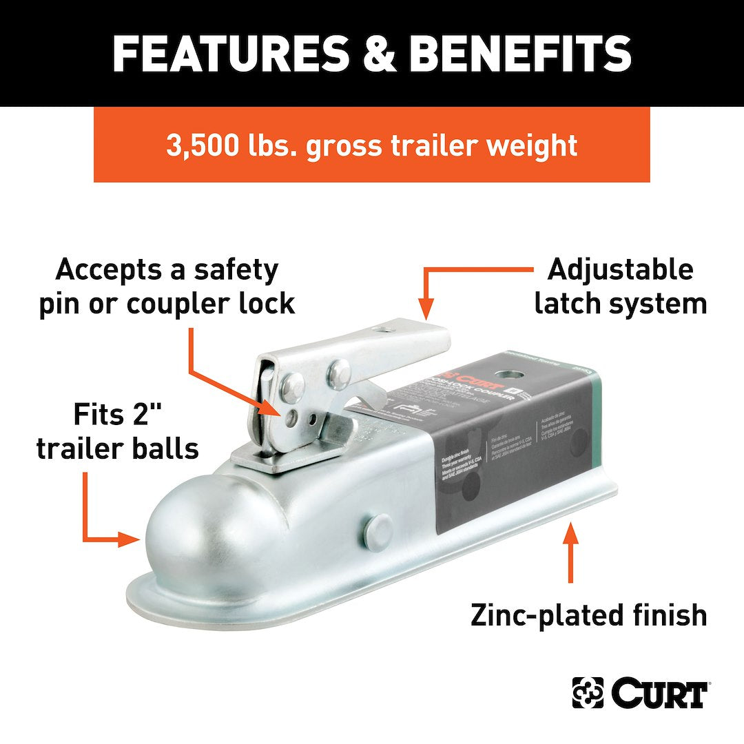 Curt 25153 Trailer Coupler - image 3
