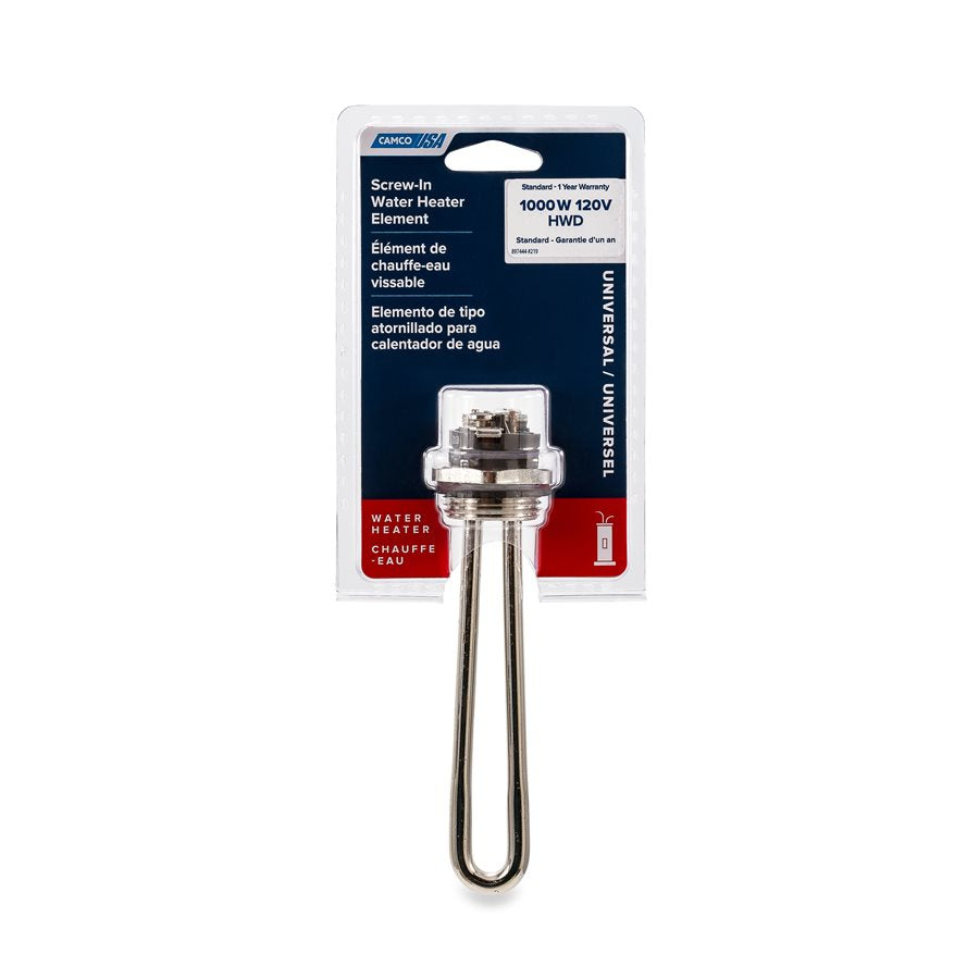 Camco Water Heater Element (02103) – Voltage Rating: 120 Volt