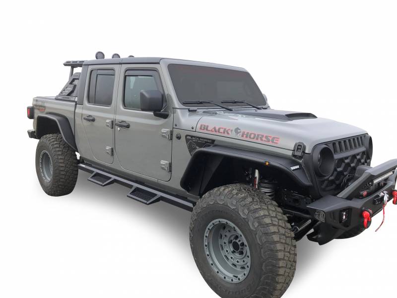 Black Horse Offroad AR2-09BA3-PLFB  Truck Bed Bar - image 4