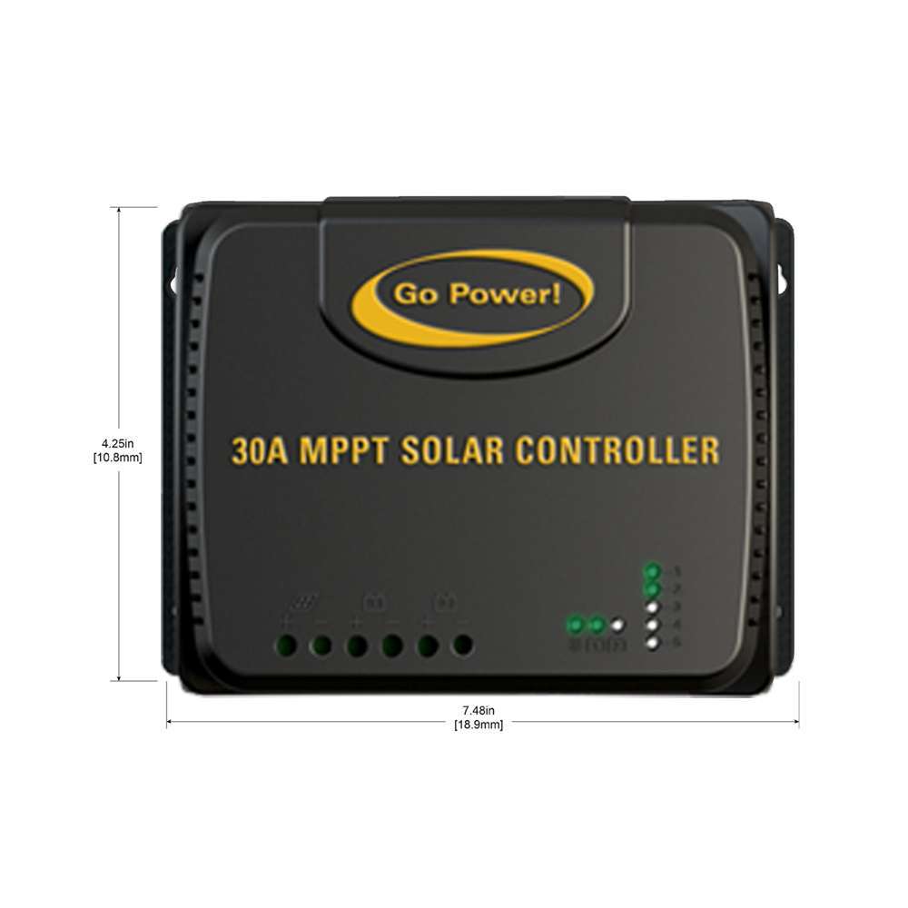 Go Power Gp-Rvc-30-Mppt Battery Charger Controller - image 3
