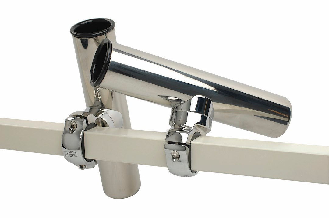 C.E. Smith Company 55108A Pontoon Clamp-On Rod Holder - image 1