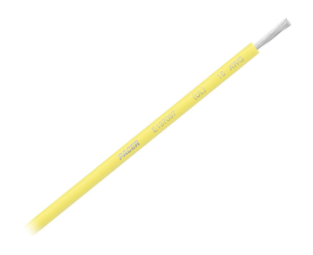 Pacer Marine Wul16yl-100 PVC-Insulated Primary Wire