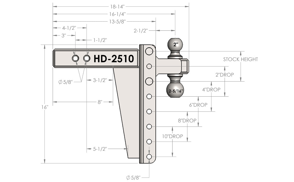 Bulletproof Hitches Hd2510 Trailer Hitch Ball Mount - image 2