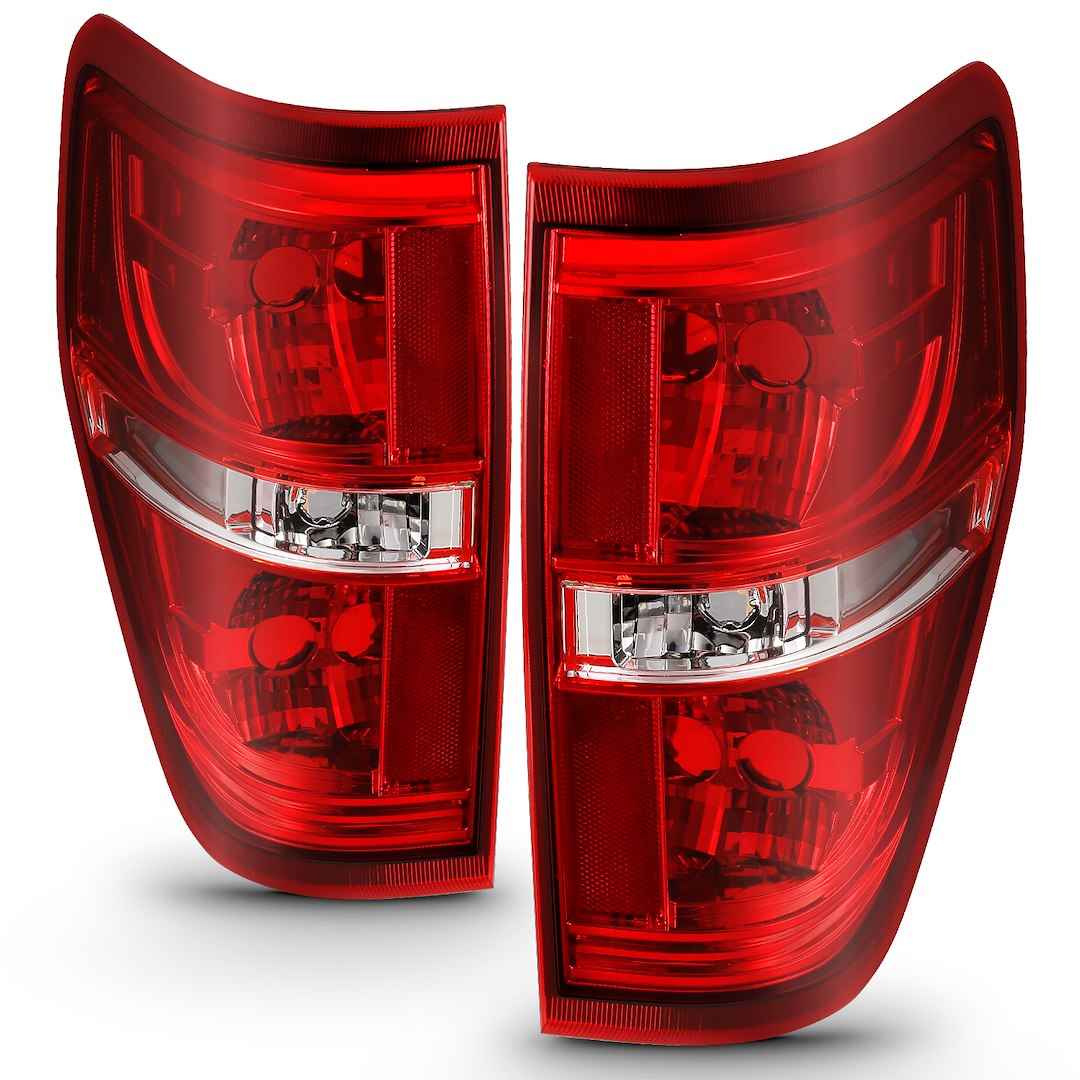 ANZO USA 311299 Red Euro Tail Lights for Ford