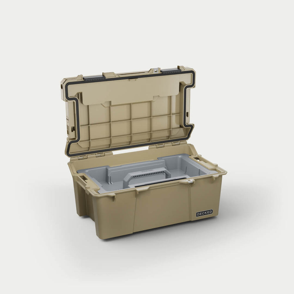 Decked A0010-SIXR-TAN Sixer 16 Tan Portable Organizer