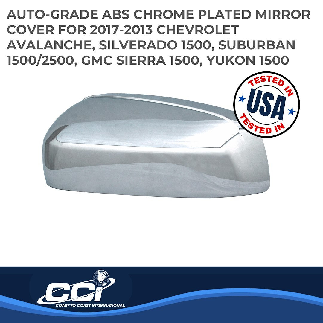 Coast To Coast MC67314 Silverado/Sierra Chrome Mirror Covers - image 2