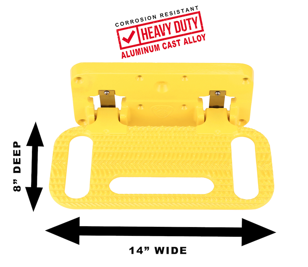 Carr 193017 HD Mega Lighted Yellow Hitch Step - image 4