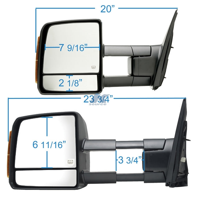 K-Source 70103-04t Exterior Towing Mirror - image 2