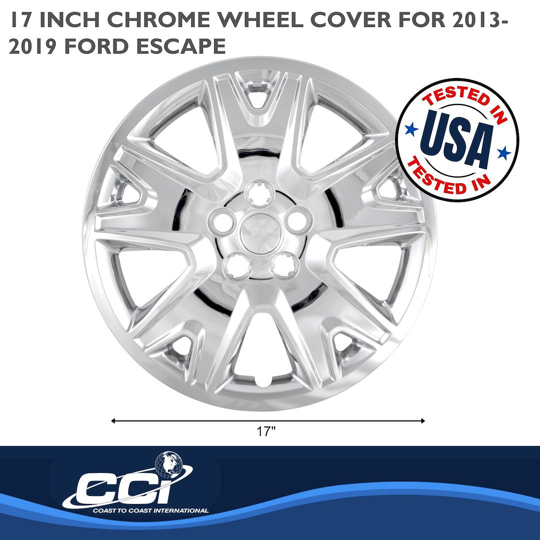 Coast To Coast 47117C Escape Chrome Split-Spoke Covers - image 2