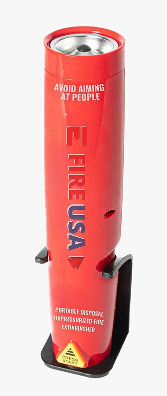 Elide Fire PF1 Portable Aerosol Fire Extinguisher 1 lb A/B/C Rated Red