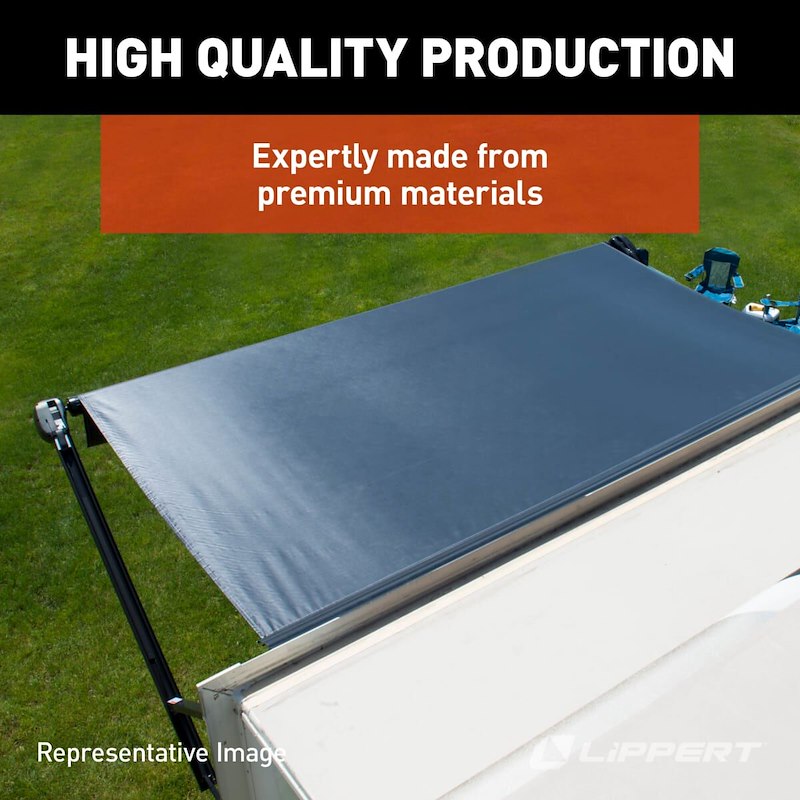 Lippert V000334865 Solera Destination 16' RV Patio Awning Blue Fade