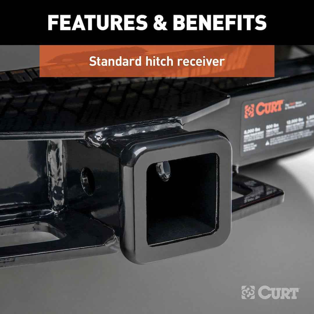 CURT 13603 Class III 3,000-Pound Rear Hitch for Select Kia EV6