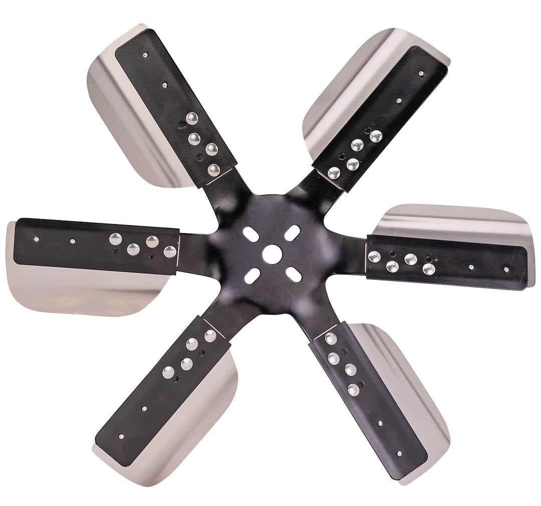 Derale 17018 Mechanical Flex Fan with Stainless Blades - image 1