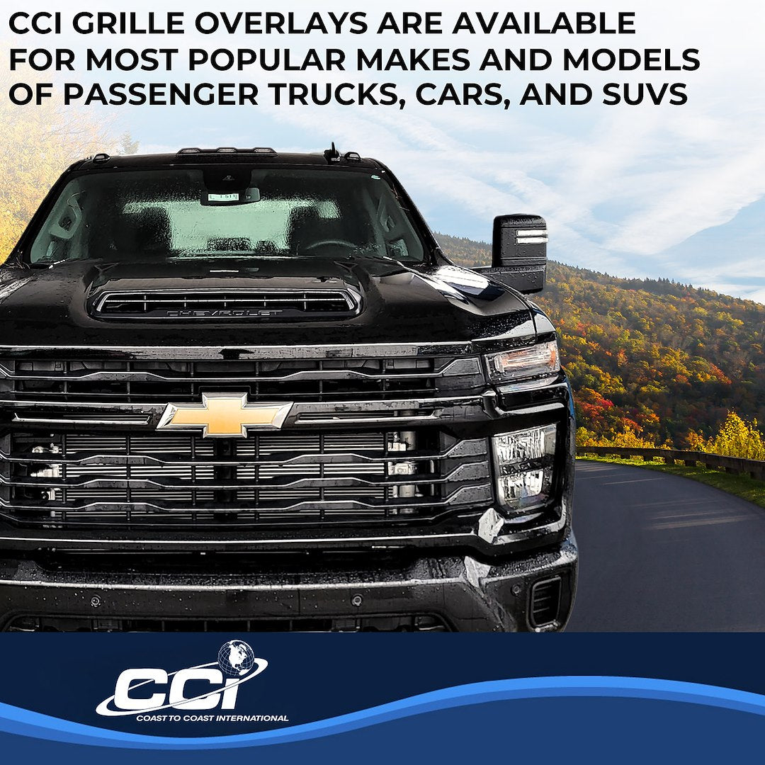 Coast To Coast GI208BLK Silverado 2500 Black Grille Overlay - image 5