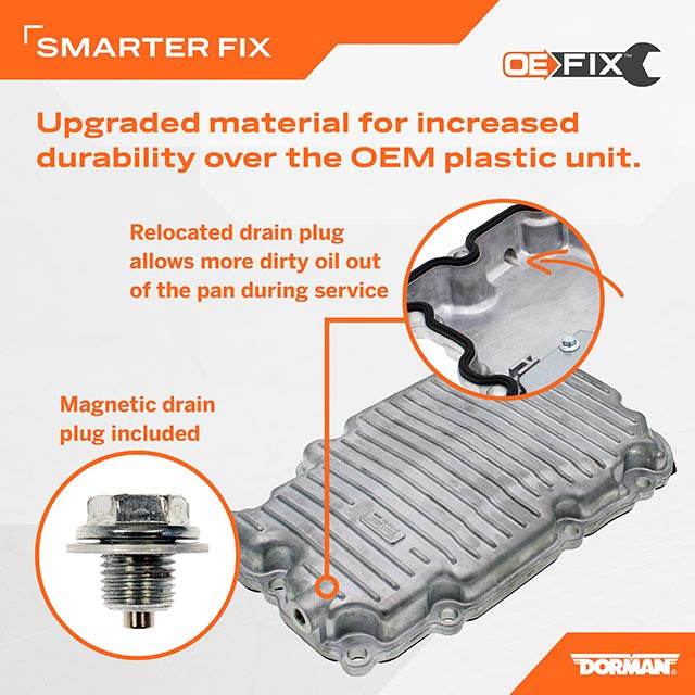 Dorman 264863 4.2-Quart Aluminum Lower Oil Pan - image 5