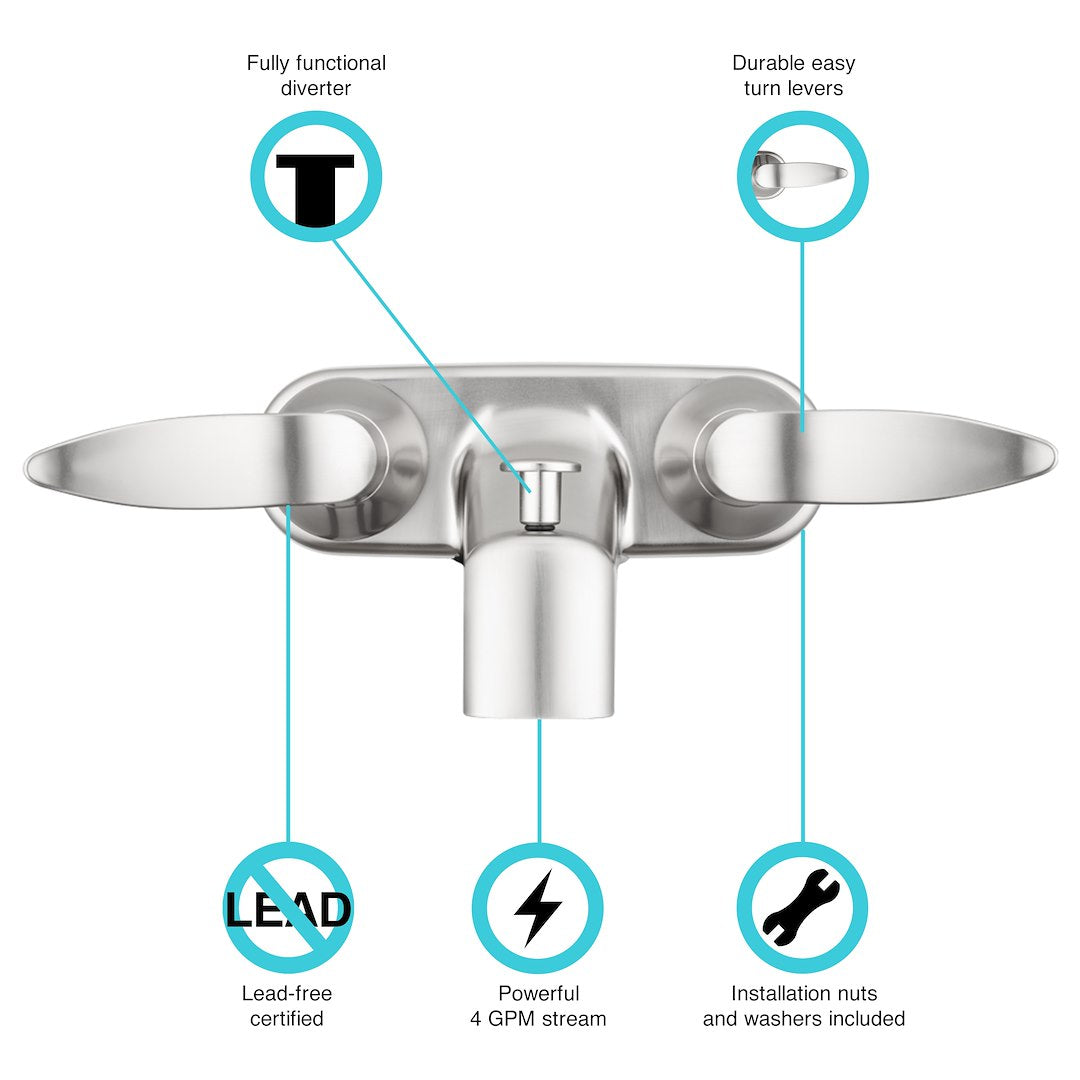 Dura Faucet Df-Sa110lh-Sn Faucet - image 5