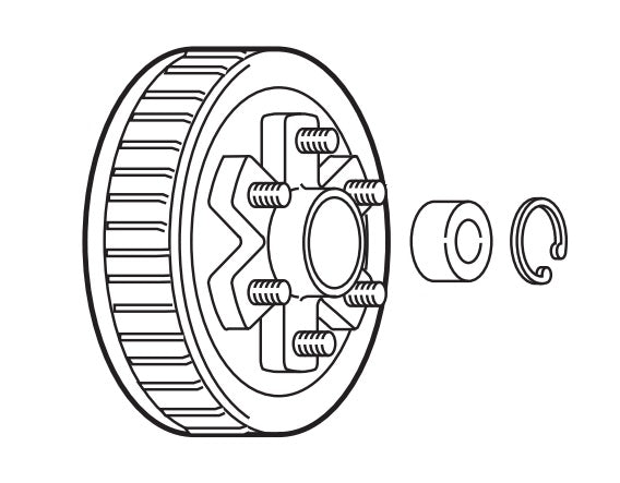 Dexter Axle 008-388-80 Trailer Axle Hub