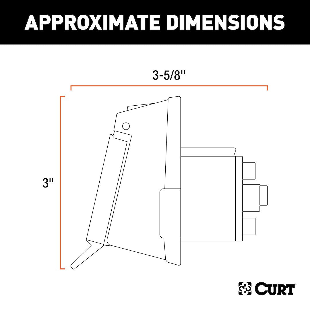 Curt 58170 Trailer Wiring Connector - image 4